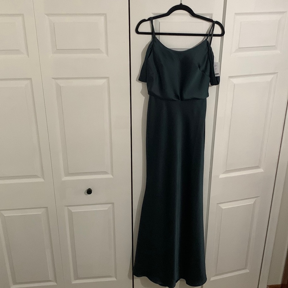 Sorella Vita Deep Emerald Bridesmaid Dress Size 8